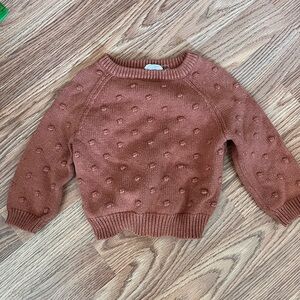 Jamie Kay Dot Knit Sweater - Warm Brown